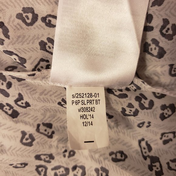 Banana Republic sleeveless blouse black and white - Picture 6 of 6